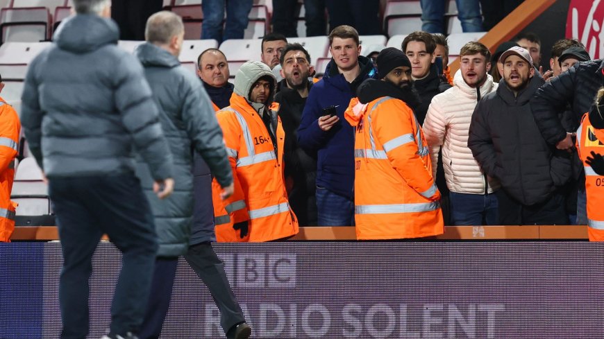 ‘I’m a human being’ – Tottenham manager confronted furious fans after shock Bournemouth defeat