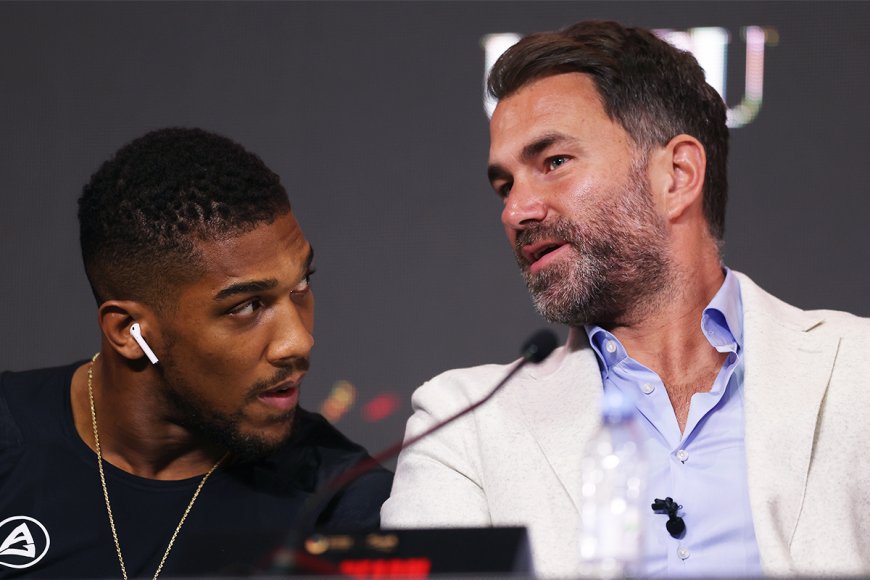 Eddie Hearn reveals Anthony Joshua return date for fight with ‘carefully’ chosen opponent