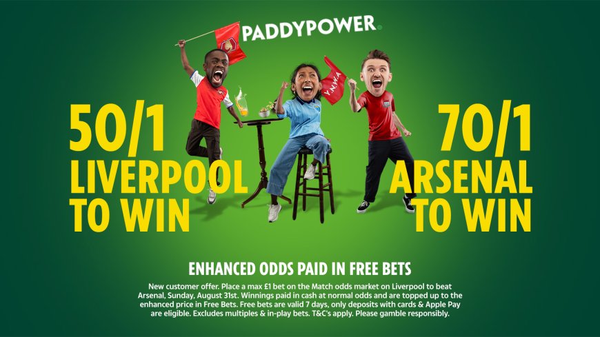 Liverpool v Arsenal betting offer: Get 50/1 on Liverpool to win or 70/1 on Arsenal to win with Paddy Power