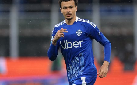 Dele Alli released by Como on deadline day as statement released after contract terminated