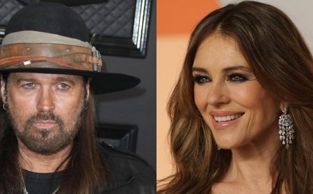 Lovebirds Elizabeth Hurley & Billy Ray Cyrus Bond Over Guitar Playing