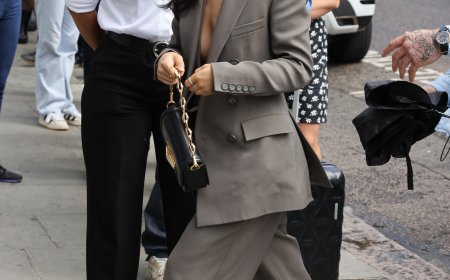 Rachel Zegler Turns Heads by Going Braless Under Blazer to Sign Records