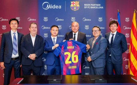 上半年海外营收破千亿，美的与巴萨足球队达成合作加速出海