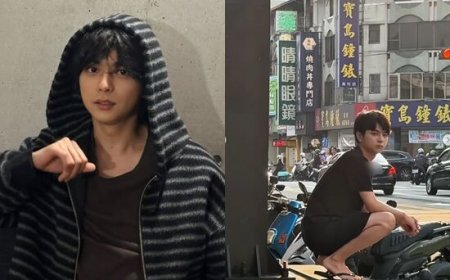 台中路邊「台客蹲小哥」竟是日本大咖男神！　穿夾腳拖逛夜市沒人認出