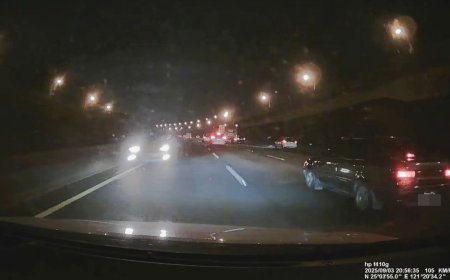 國道驚悚瞬間！休旅車「逆向打遠光燈」狂開1小時　最後下場曝光