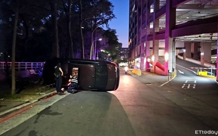 七月半驚魂！北投、士林各傳女駕駛不明原因自撞　車身均90度側翻