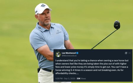 ‘Owners are taken the p*** out of’ – Lee Westwood slams British horse racing