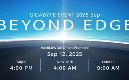 技嘉预告 9 月 12 日新一期 GIGABYTE EVENT 活动，主题 "Beyond Edge"