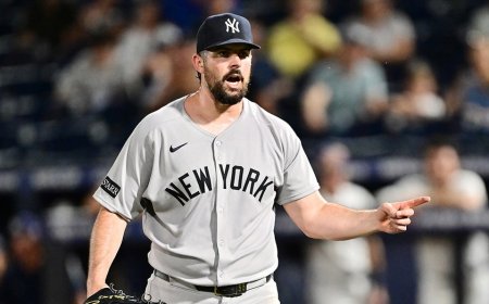Yankees pitcher Carlos Rodón’s wife, Ashley, questions umpires after New York's tense series win over Astros