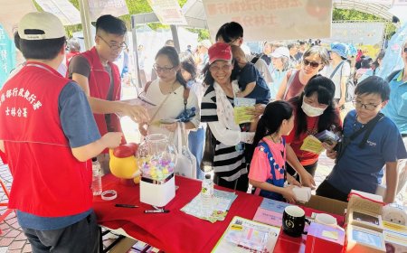 士林分署攜手國稅局　大安森林公園推反詐與雲端租稅宣導