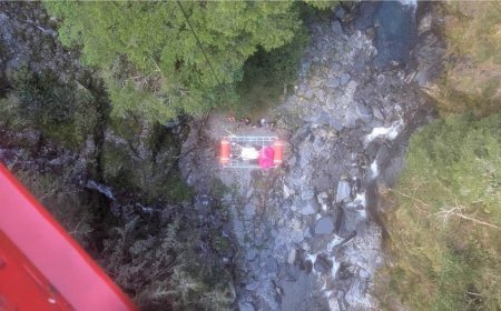 女山友中央尖山墜谷！空勤總隊黑鷹直升機馳援　順利吊掛下山