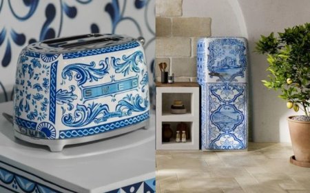 Smeg與Dolce＆Gabbana全新聯名美成畫　職人手繪把家電變藝術品