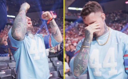 Ringside footage shows Tom Aspinall in tears following brutal knockout at UFC Paris