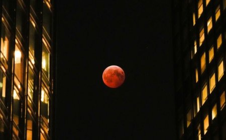 全球周日将迎来“血月”月全食