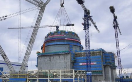 山东海阳核电 4 号机组反应堆厂房封顶，二期工程里程碑节点过半