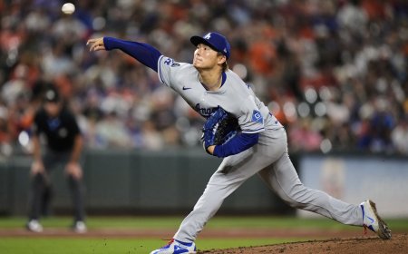 快訊／只差一個出局數！山本由伸9下兩出局挨轟無安打美夢破滅　道奇3比4遭金鶯大逆轉