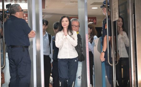 應曉薇今交保再也不用「抓蟑螂」  離北院前畫好妝、 淺笑雙手合十致意