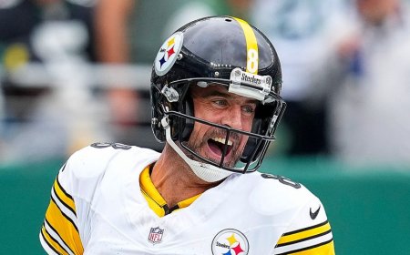 Aaron Rodgers torches former Jets team with 4 touchdowns in Steelers debut victory