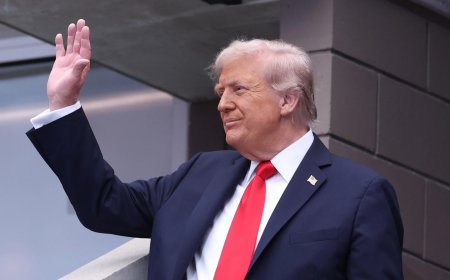 US Open final delayed for 48 minutes after organisers issue bizarre Donald Trump plea to broadcasters