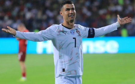 Cristiano Ronaldo overtakes Lionel Messi record and closes in on World Cup history