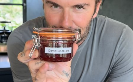 David Beckham Channels Inner Meghan Markle, Shows Off Homemade 'Beckjam'