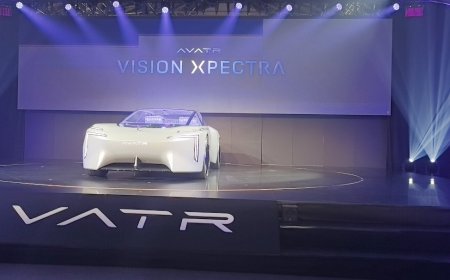 阿维塔 VISION XPECTRA 概念车实拍图公布：车身长度 5.8 米、配备棱柱形玻璃舱体