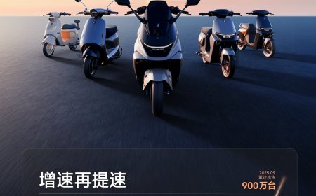 九号两轮电动车中国市场累计出货量突破 900 万台，再度刷新行业增长纪录