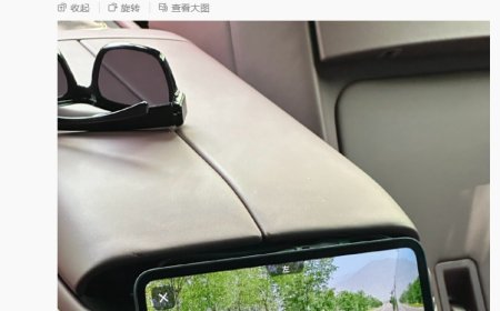 蔚来 ES8 汽车防“开门杀”方案曝光，解安全带时自动显示后侧盲区影像