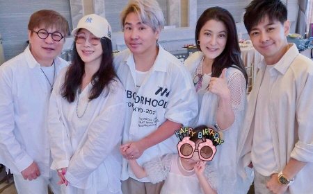 陳美鳳同框胡瓜、林志穎！參加歐漢聲女兒生日趴「穿全白」踩七月禁忌