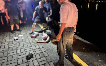 快訊／高雄駁二驚傳落海！加拿大男疑酒醉失足「命危搶救中」