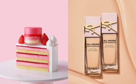 美周記／YSL最新粉底露讓肌膚自帶光、LANEIGE把草莓蛋糕變成唇膜了