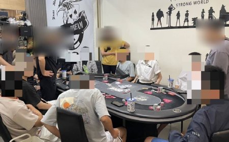 逢甲賭場被抄掉！美女荷官發牌ing遭24警衝場　賭客問：這局怎算