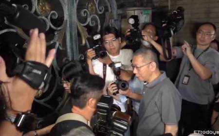 柯文哲今晚回到台北住家了　「時隔9個月」再次踏進家門