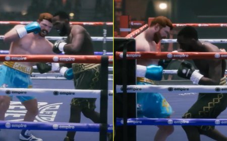 Canelo Alvarez vs Terence Crawford new simulation sees one-sided savage KO as fighter dropped five times