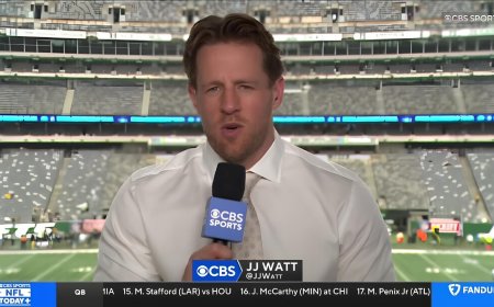 JJ Watt getting rave reviews for CBS booth debut – and fans are loving his bold new look