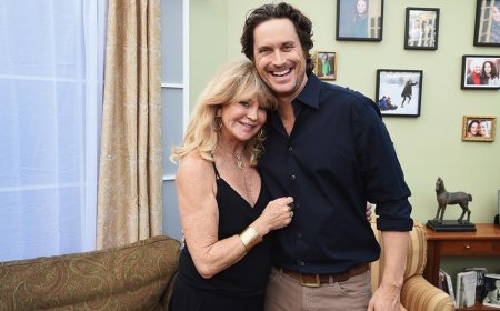 Goldie Hawn posts swimsuit photo with son Oliver Hudson for his birthday celebration
