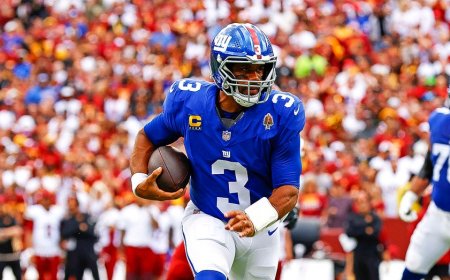 Giants stick with Russell Wilson for Week 2 despite disappointing debut in loss to Commanders