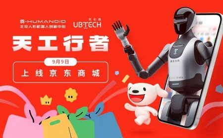业内首款 30 万元以下科研级人形机器人：优必选天工行者宣布今日上架京东，基础款 29.9 万元