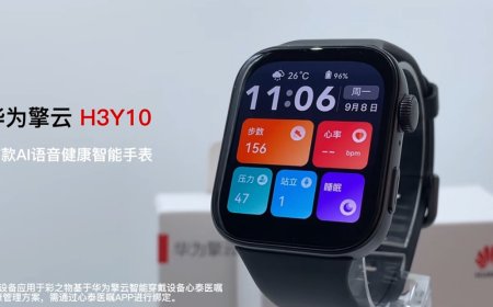 华为终端医疗健康 ISV“彩之物”发布首款 AI 语音医嘱健康智能手表华为擎云 H3Y10