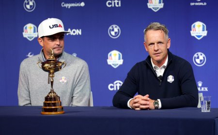 Ryder Cup stars handed pairings two weeks before New York showpiece