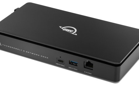 链路聚合实现 20Gbps 有线连接：OWC 推出雷电 5 双万兆网络扩展坞