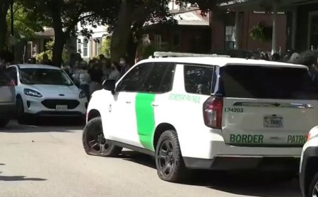 Federal agents forced to retreat on slashed tires after immigration raid confrontation in sanctuary city