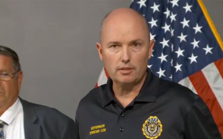 Gov Spencer Cox declares Charlie Kirk killing a 'political assassination' at Utah campus