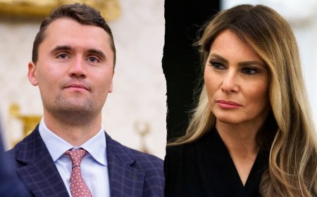 Melania Trump pays tribute to Charlie Kirk and the family he leaves behind