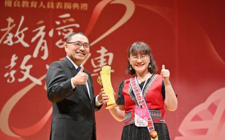 教師節前夕！新北表揚優良教育人員　侯友宜感謝老師春風化雨