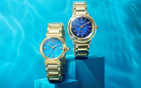 CITIZEN海洋色女錶點綴鑽石泡泡　光動能設計喚起保育心