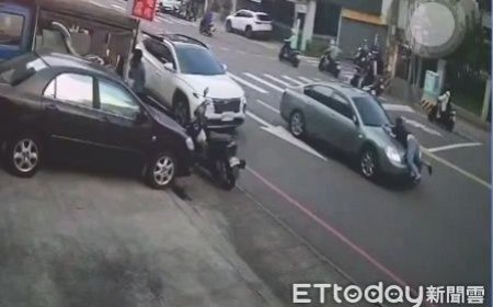 驚險畫面！媽媽被詐400萬　女兒計誘車手「趴引擎蓋」擋車逮人