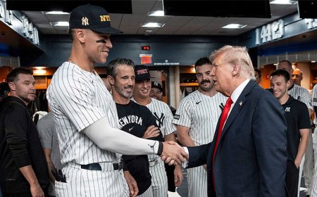 Aaron Judge says Yankees should have Trump 'around more often' after win over Tigers