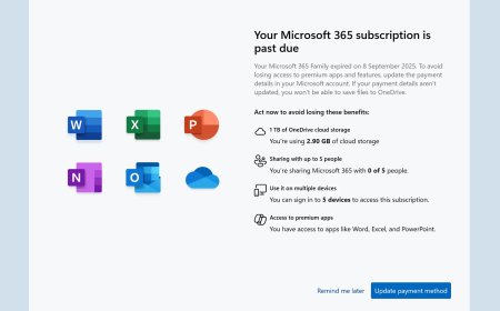 微软 Win11 预览版开启测试全屏 Microsoft 365 续订提醒