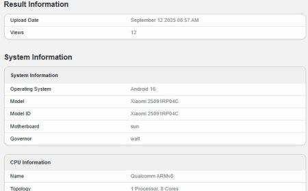 小米平板 8 Pro 现身 Geekbench，搭载骁龙 8 至尊版处理器